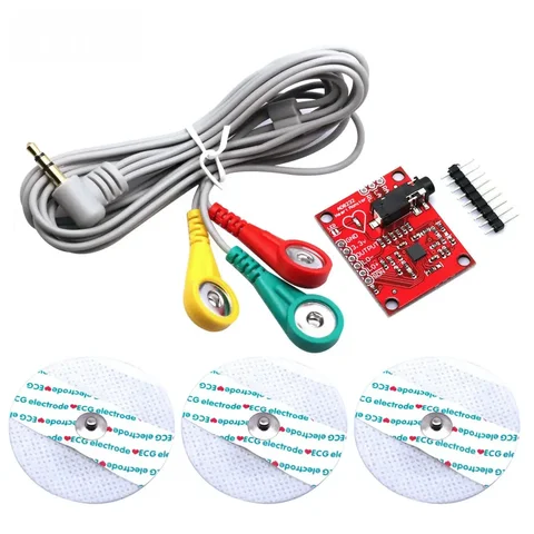 Модуль AD8232 для мониторинга ЭКГ, ЭМГ и пульса