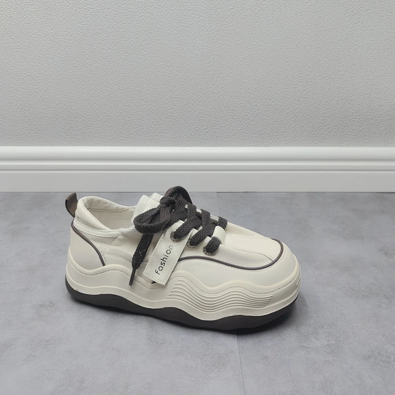 

Shoes Med Woman's Slippers Luxury Slides Platform 2023 Flat Soft Designer Cross-tied Basic Lace-Up Fashion Autumn Rubber PU