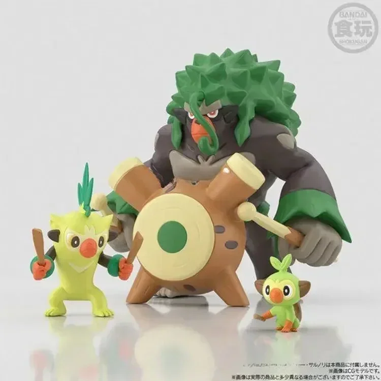 Фото Bandai оригинальные весы World POKEMON Galar Region Rillaboom Nessa Drednaw Kibana Duraludon аниме фигурки игрушки для детей подарок №5