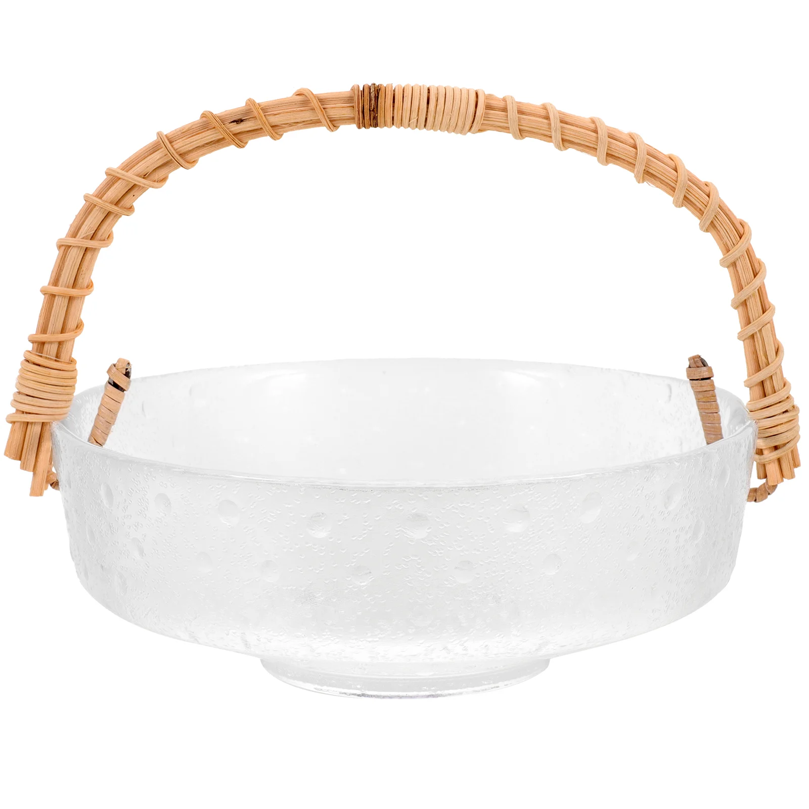 

Home Multi-Function Glass Dried Fruit Living Room Snacks Tray Fruit Serving Basket for Snacks Dessert