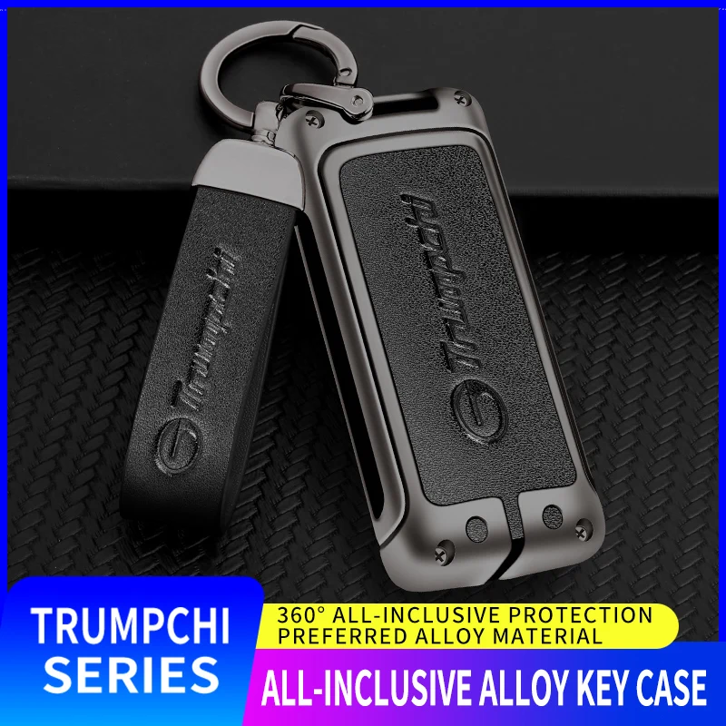 

Aluminium Alloy Car Key Case Cover Shell Fob Key Case For GAC Trumpchi Empow GA4 GA6 GA8 GS3 M6 Keychain Auto Remote Accessories