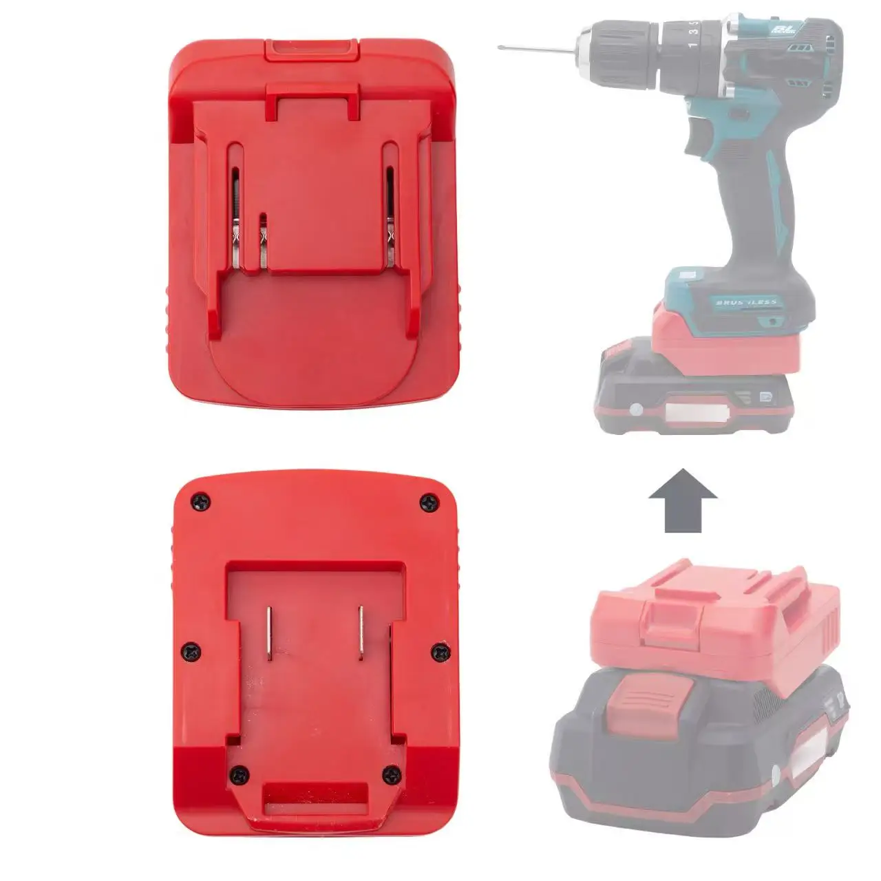 

Конвертер аккумуляторов Parkside к Ryobi, Dewalt, Makita, Bosch