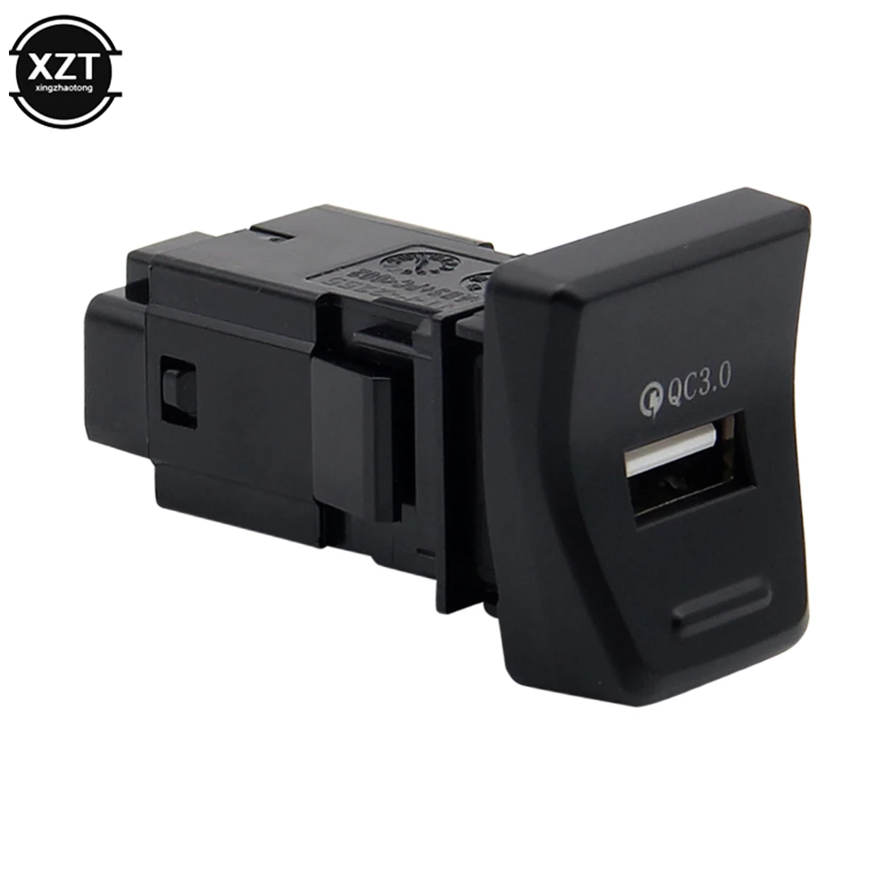 

Автомобильное зарядное устройство QC3.0 с центральным контролем положения для Toyota RAV4 2019 2020 2021, кнопка подсветки 5-го поколения без потерь, обновленные аксессуары