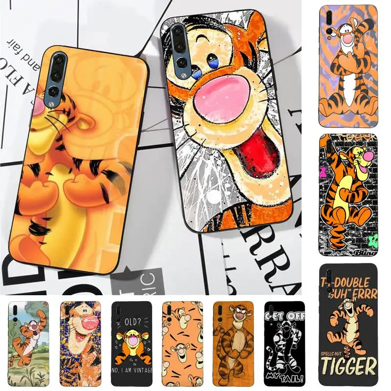 

Disney Cute Cartoon Tigger Phone Case for Huawei P30 40 20 10 8 9 lite pro plus Psmart2019
