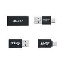 to usb3 0 type a female otg data 10gbps usb 3 1 type c male female adapter for laptop phone 4pcslot