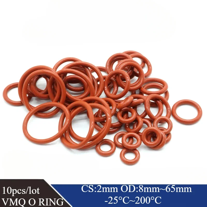 Уплотнительное кольцо VMQ уплотнительная прокладка из силикона и резины толщина CS