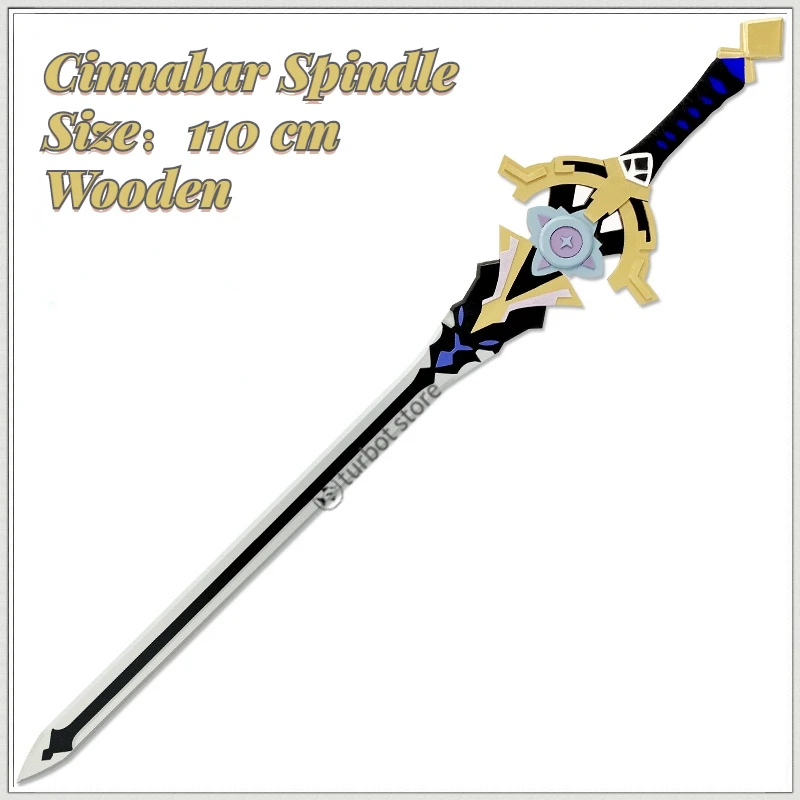 

Genshin Impact Albedo Cospaly Props Cinnabar Spindle Special Weapons Swords Wooden Custom
