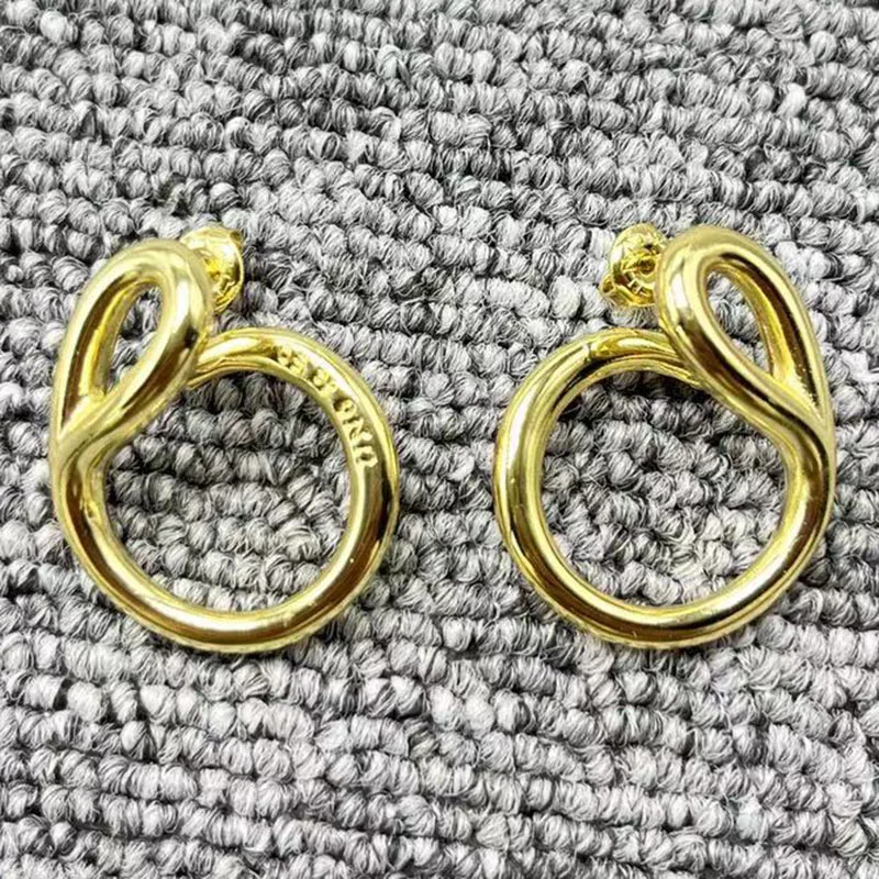 

2022 new UNOde50 exquisite fashion electroplating 925 14K trend simple earrings party jewelry gifts