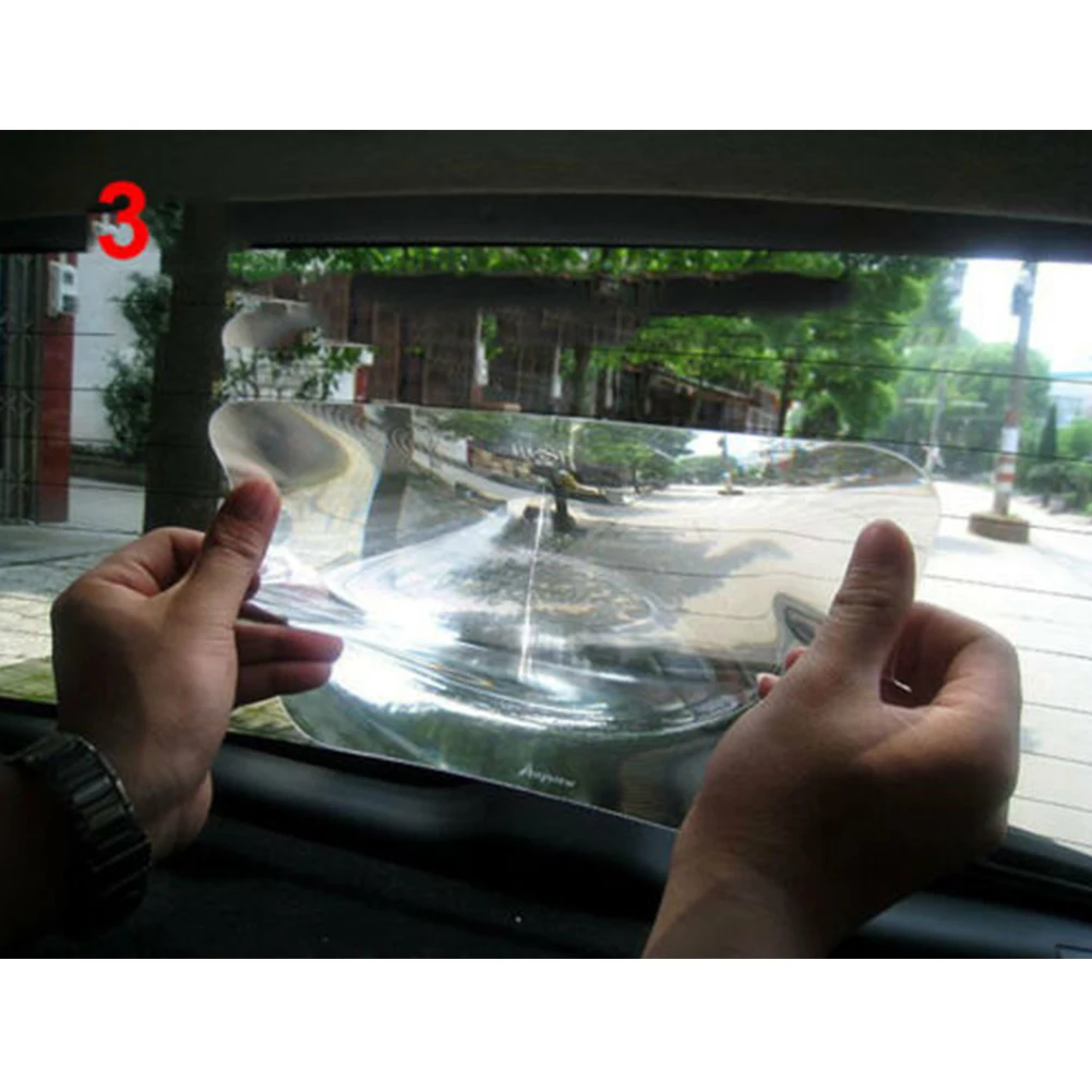 

250x200mm 2020 New Durable Auto Car Windshield Wide Angle Rear View Parking Reversing Mirror Film Sticker PVC Wide Angle Lens