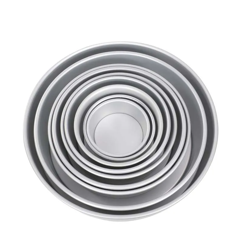 

Round Cake Pans,Aluminum,Removable Bottom Cake Pan,Nonstick,2inch 4inch 5inch 6inch 7inch 8inch 9inch 10inch 11inch 12Inch14inch