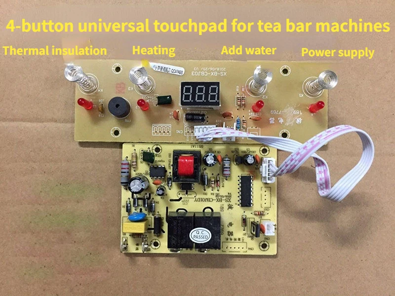 

Automatic Tea Bar Machine Control Board Home Tea Stove Circuit Computer Board Automatic Water Supply Touch Four-key Universal