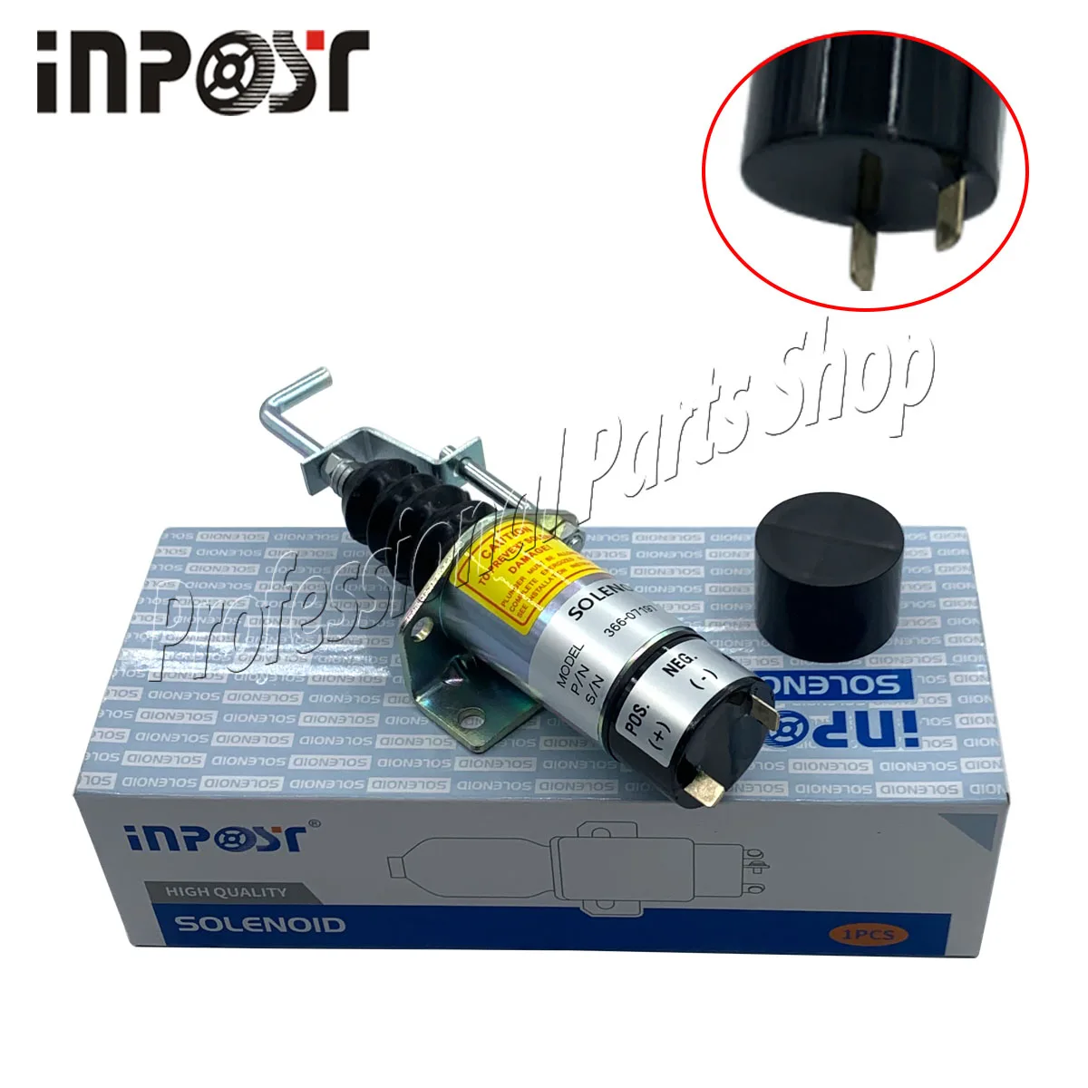 

NEW 366-07197 12V Fuel Shutoff Solenoid For Lister Petter