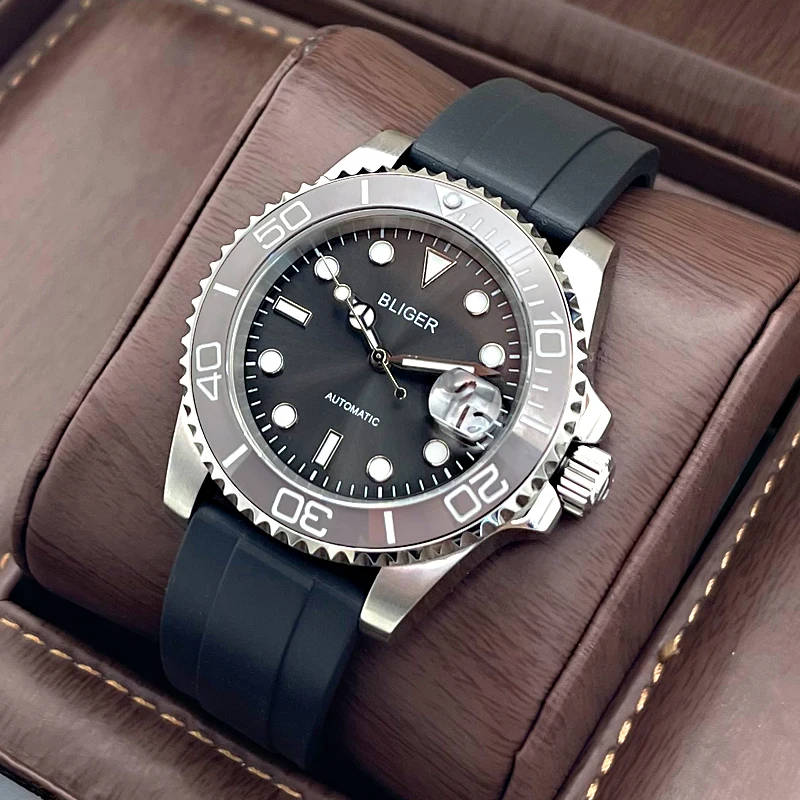 

Diving business watch men's student leisure luminous waterproof mechanical watch men