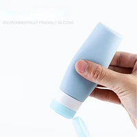 travel eco friendly silicone shampoo shower gel facial cleanser organizers cosmetic storage bottles