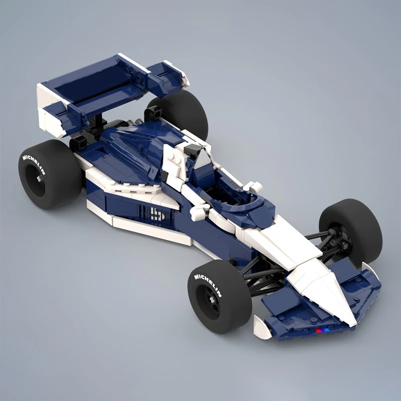 Фото Набор для сборки модели Brabham BT52B (731 деталь), коллекционная серия MOC, премиум-класс, детализированный конструктор, подарок №1