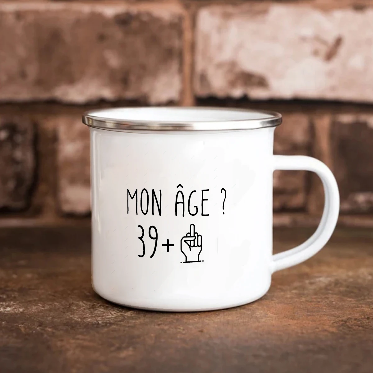 I am 39+ 49+ 59+ 69+ Coffee Mug 11oz Dad Home Milk Enamel cup men father 40 50 60 70 years old birthday Gift Cup