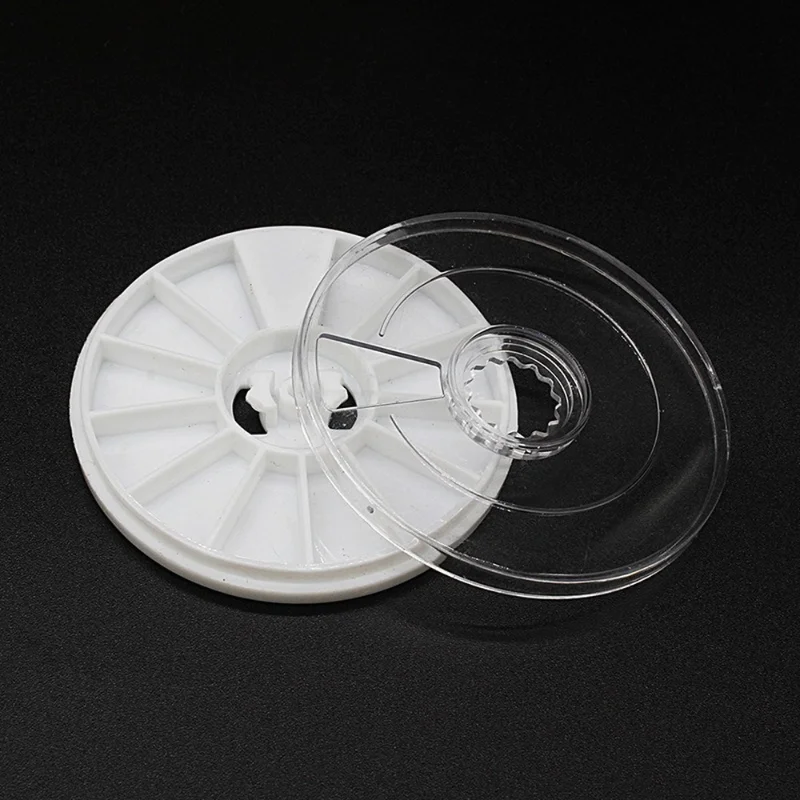 

Rhinestone Pearl Jewelry Storage Box Turntable Drill Box Diameter 6cm Jewelry Box Nail Art Turntable Disc 12 Grids