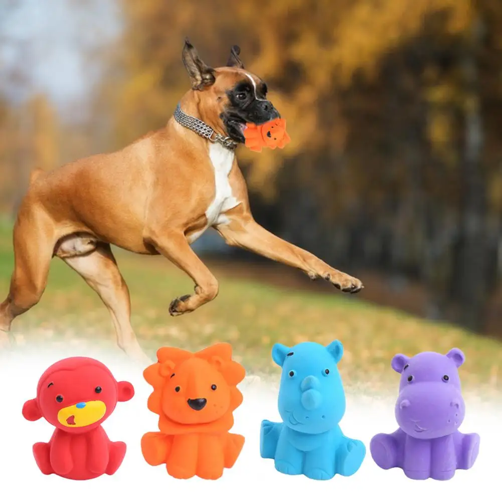 Отличная тренировочная игрушка для собак, мягкая латексная игрушка-соска  для снятия стресса в форме животного | AliExpress