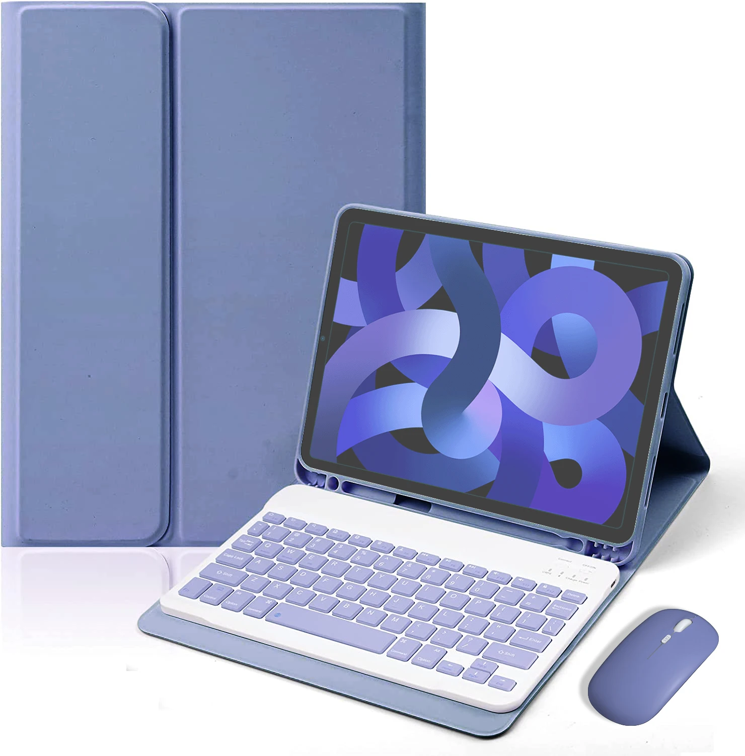 

Клавиатура для iPad, эргономичная мышь 2,4 ГГц для iPad Pro 12,9, iPad 9-го поколения, 7-го поколения, 10,2, 6, 5-го, 9,7, 10th, Air4, Air5 10,9, Air 3, 2, 1, 10,5 Pro, 11 дюймов