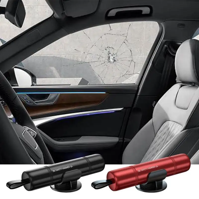 

Versatile Car Safety Hammer Life Saving Portable Car Window Breaker Multifunctional Escape Tool Cutter For Glass Seat Belts