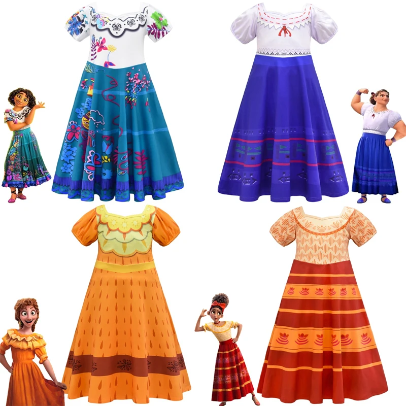 

Детские платья для девочек 2022, летнее платье для косплея с изображением героев мультфильмов, для Хэллоуина