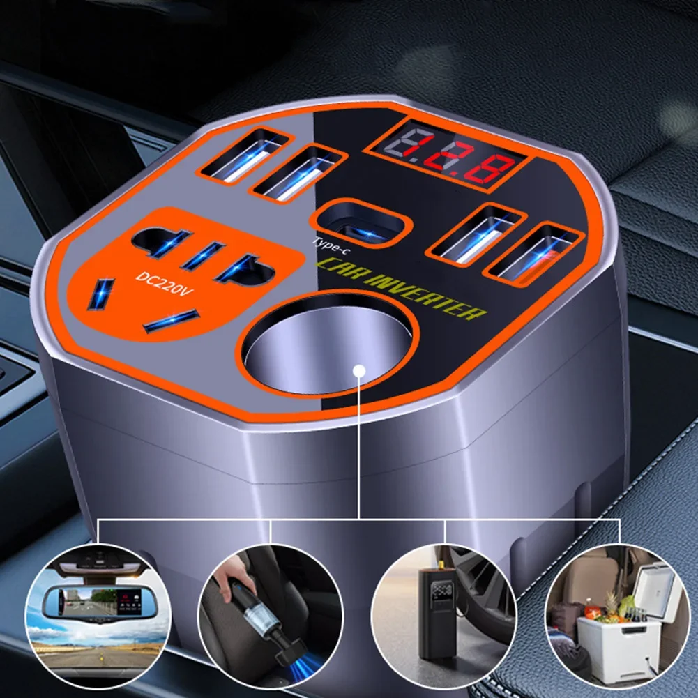 Автомобильный преобразователь напряжения из АБС-пластика зарядное устройство