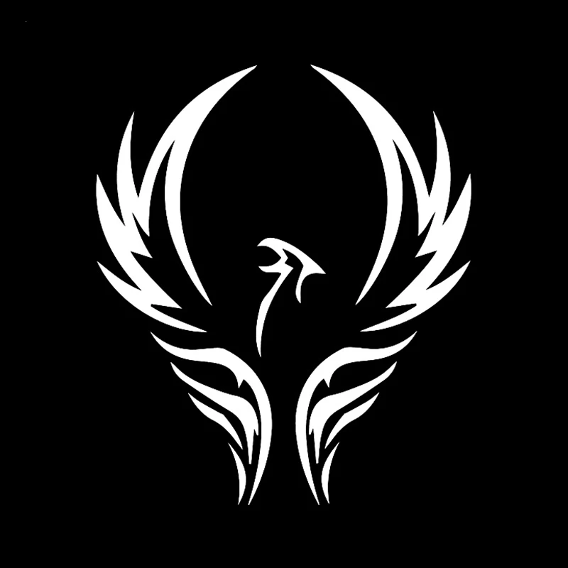 Наклейка на автомобиль Забавный мультяшный Феникс моделирование ПВХ Защита от