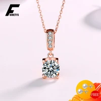 luxury pendant necklace s925 sterling silver jewelry inlaid aaa zircon gemstones ornaments for women wedding promise party gifts
