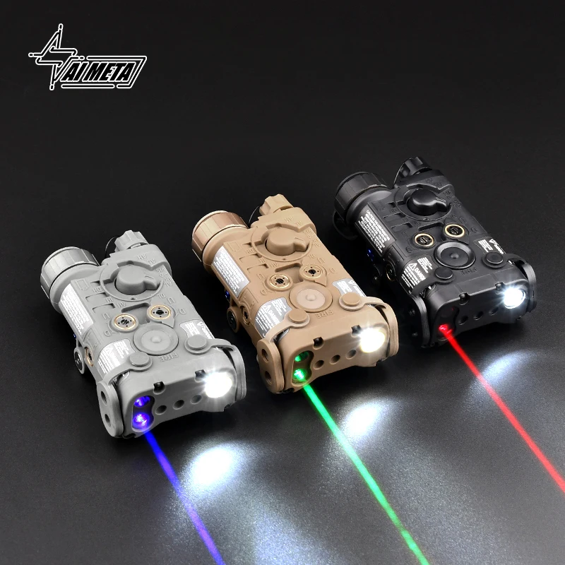 NGAL Red Dot IR Green Blue Laser Indicator LED White Light Flashlight FOR Picatinny Rail Hunting Weapon  M4 Airsoft Accessories