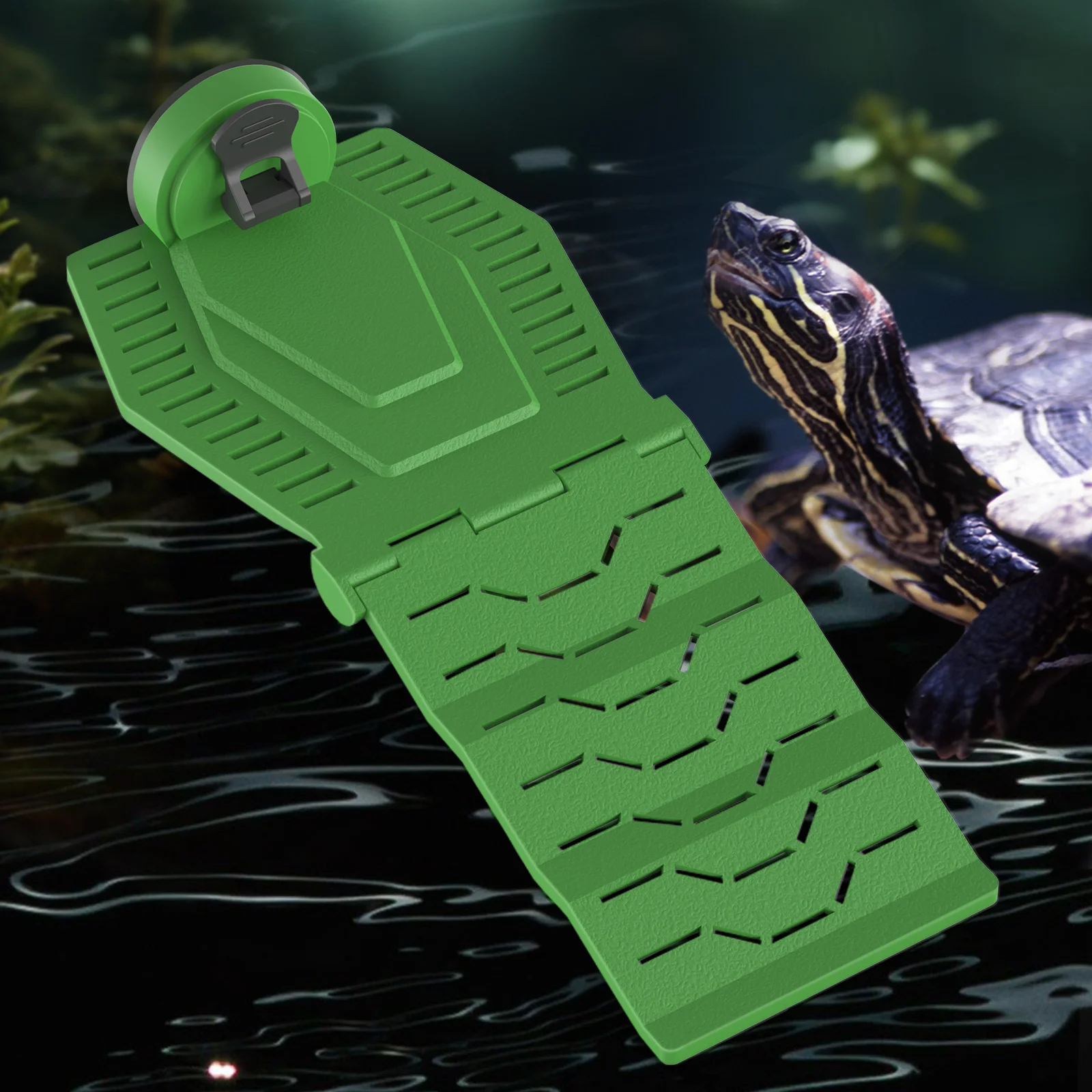 Подвесная платформа для черепахи с функциями скалолазания и дайвинга