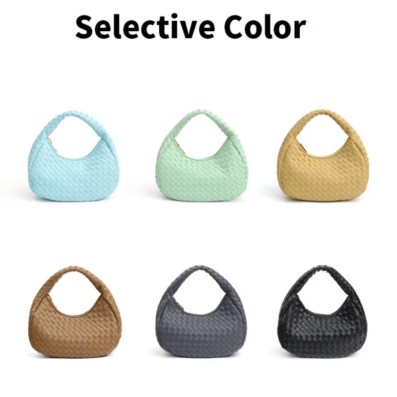 Luxury Woven Leather Pu Bag For Women Braided Tote Bags Shoulder Female Designer Handbag Office Ladies Holiday Summer Beach Chic