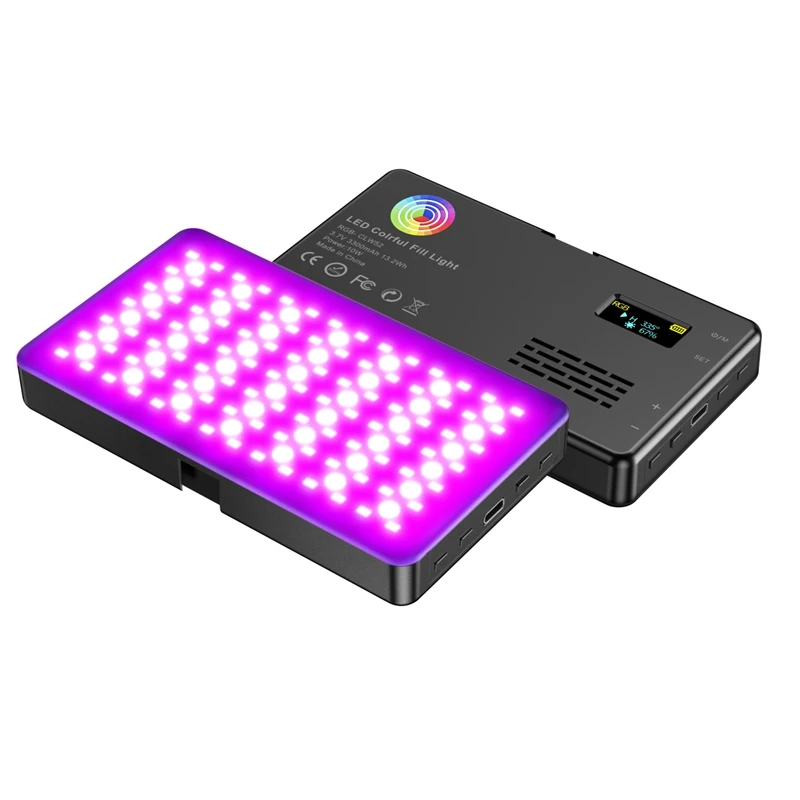 

RGB полноцветная лампа, квадратная карманная фотография, фотография