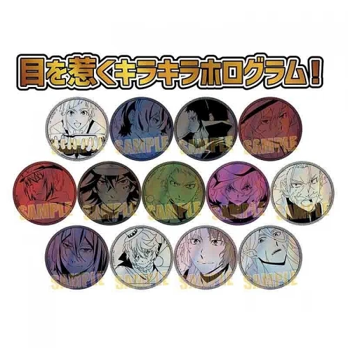 Япония Bellhouse Goods Bungo Stray Dogs Тип обмена лазерных значков Флэш-бар