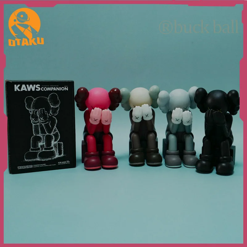 

12cm Kawsaii Figures Big Eyes Doll Fashion Cartoon Trendy Xx Eyes Shaking Head Model Accessories Ornaments Collection Toys Gift