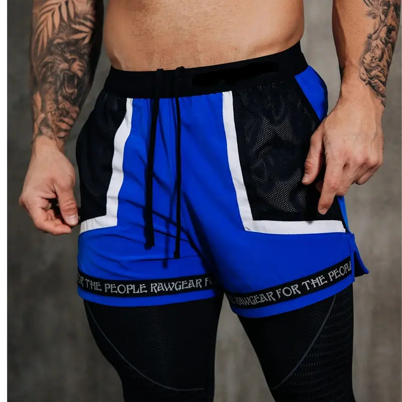 

New Design Running Shorts for Men Gym Jogging Sports Pants Personalized Sportswear Fitness Workout Bodybuilding Shorts Maschio