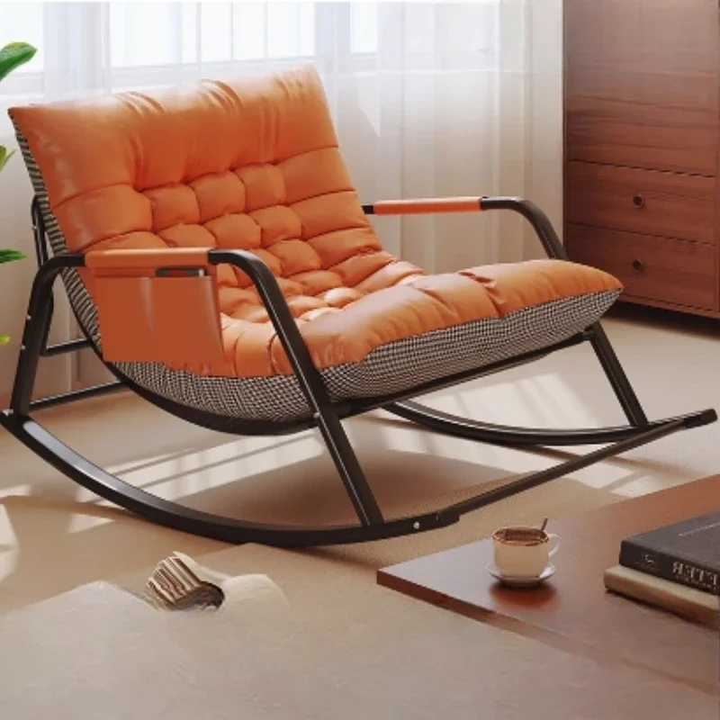 Современное кресло с откидной спинкой удобное из технической ткани