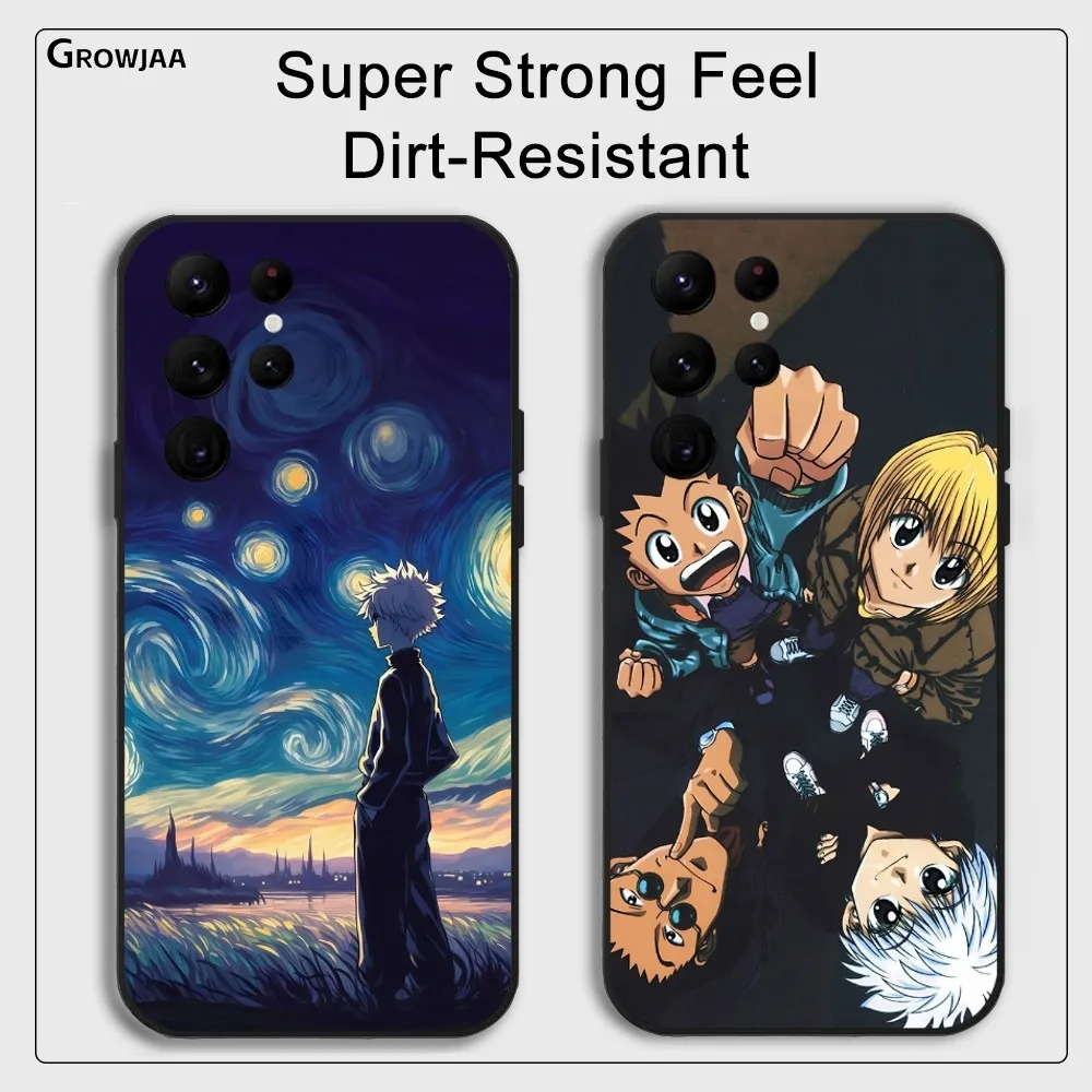 H-Hunter H-unters Anime Phone Case for Samsung Galaxy S24 Ultra S22 S23 S21 S20 5G Protective Silicone TPU Funda