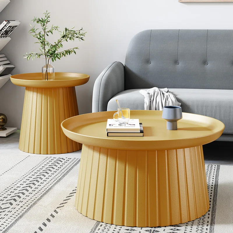 

Modern Bedside Side Table Living Room Round Center Nightstands Small Coffee Tables Sofa Desk Mesa Lateral Para Sala Furniture