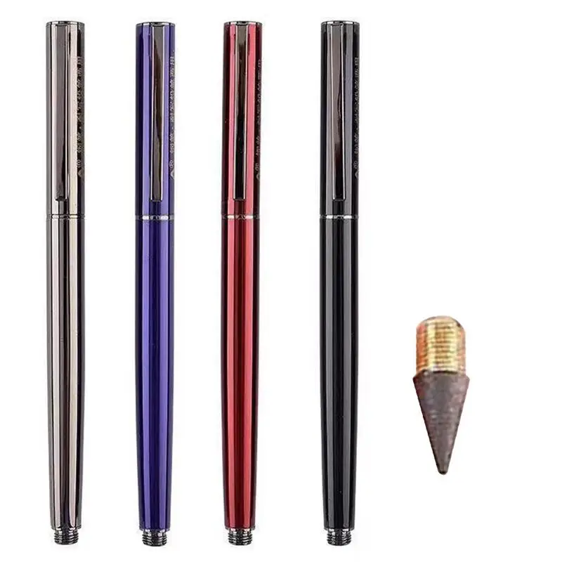 

Dual Use Fountain Pen Eternal Pencil Writing Ink Pen For Student Office Supplies Writing Signature New Calligraphy Pen Business