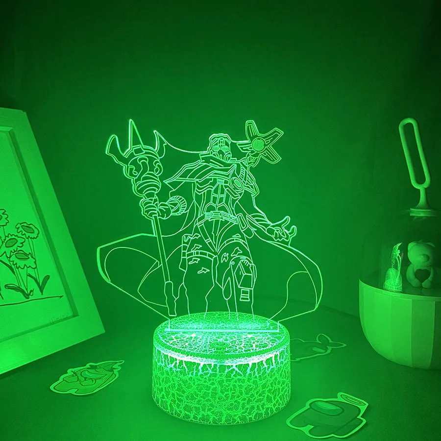 Игра League of Legends The Machine Herald 3D Светодиодный неоновый ночник Спальня Декор стола Игра LOL Лава Лампа Подарок для друга Дети (art.: 3920ca86ff316) - 3920ca86ff316