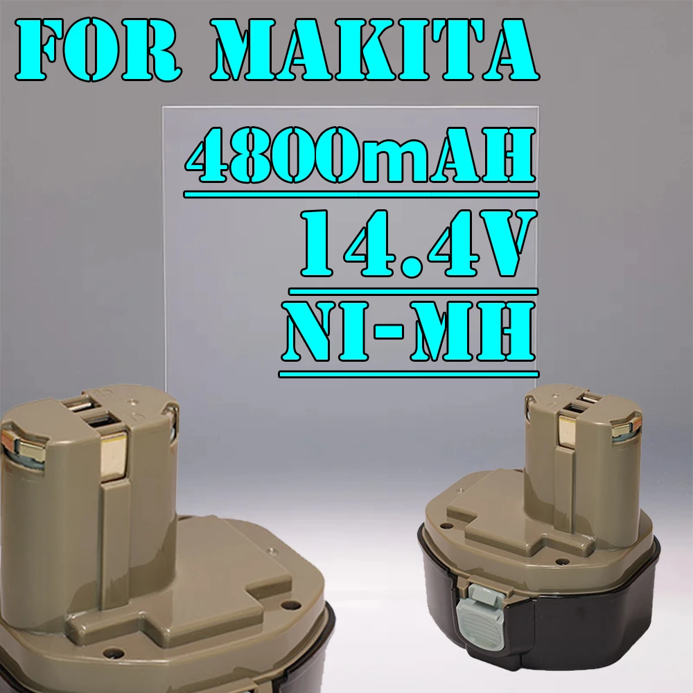 

For Makita 14.4V 4800mAh NI-MH Power Tool Battery MAKITA 14.4V Battery PA14,1422,1420 192600-1 6281D 6280D