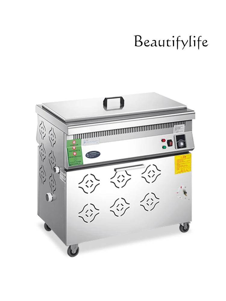 Коммерческая фритюрница Lechuang с разделением масла и воды большая емкость