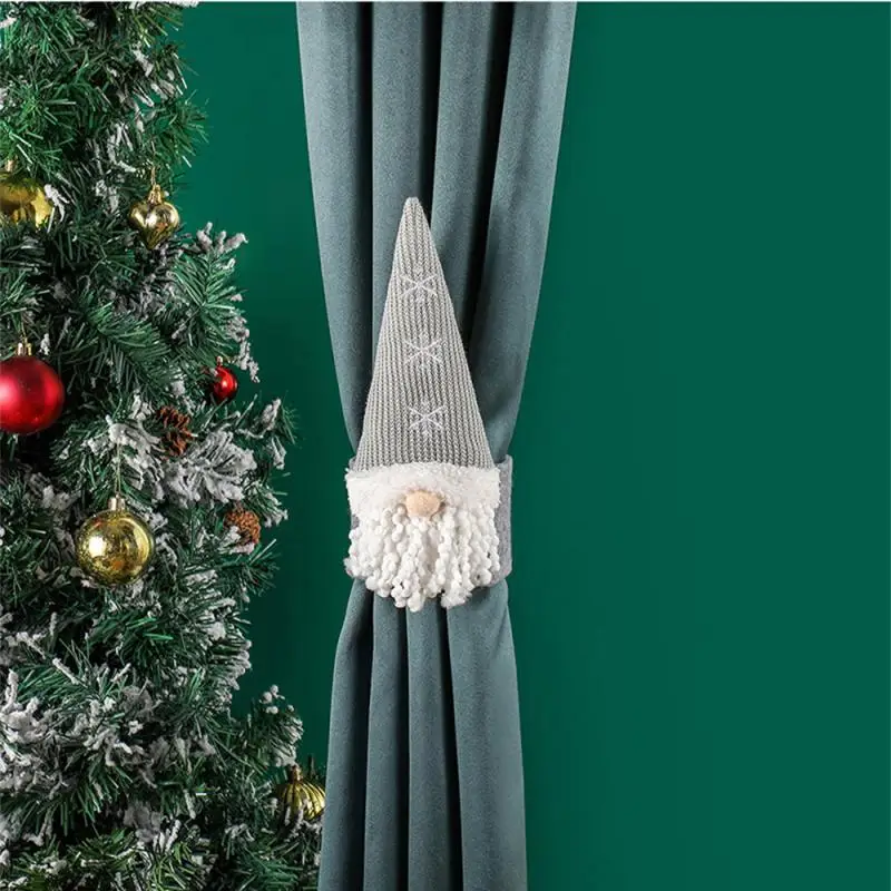 Рождественские украшения занавески ремешок Санта-Клаус украшение для
