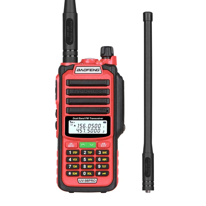 Baofeng UV-98PRO waterproof walkie-talkie UV stout antenna outdoor IP68 marine VHF high power hand station outdoor self-driving