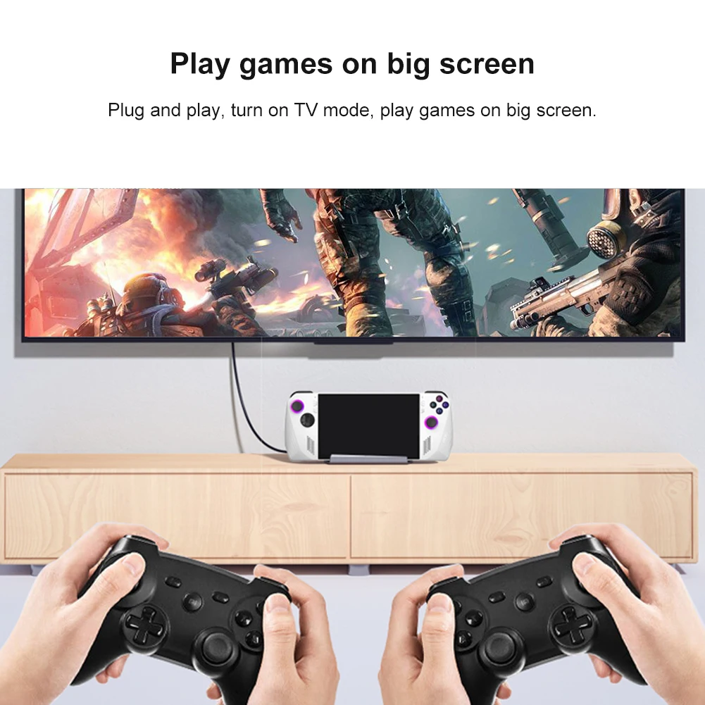 

Док-станция для ROG Ally Game, 4K, 60 Гц, 3,0 Мбит/с, USB 2,0, 100
