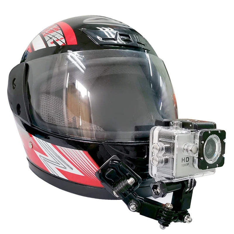 

Motorcycle Helmet Chin Mount Curved Adhesive Arm for Gopro Hero 9 8 7 6 5 4 Action Camera Accessories