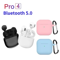 pro 4 tws bluetooth 5 0 earphones hifi wireless headphones mini in ear stereo earbuds hands free headset for free shipping pro4
