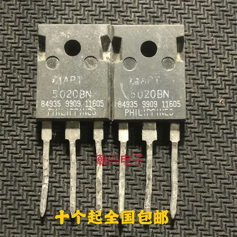 

Оригинальные б/у товары 10 шт./лот APT5020BVR APT5020BN MOSFET 500 В/26A TO-247