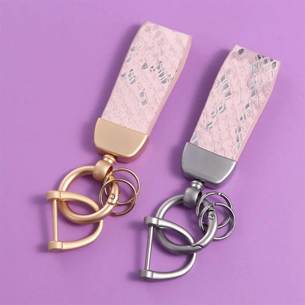 Роскошный брелок из натуральной кожи с резьбой и пряжкой индивидуальный кожаный