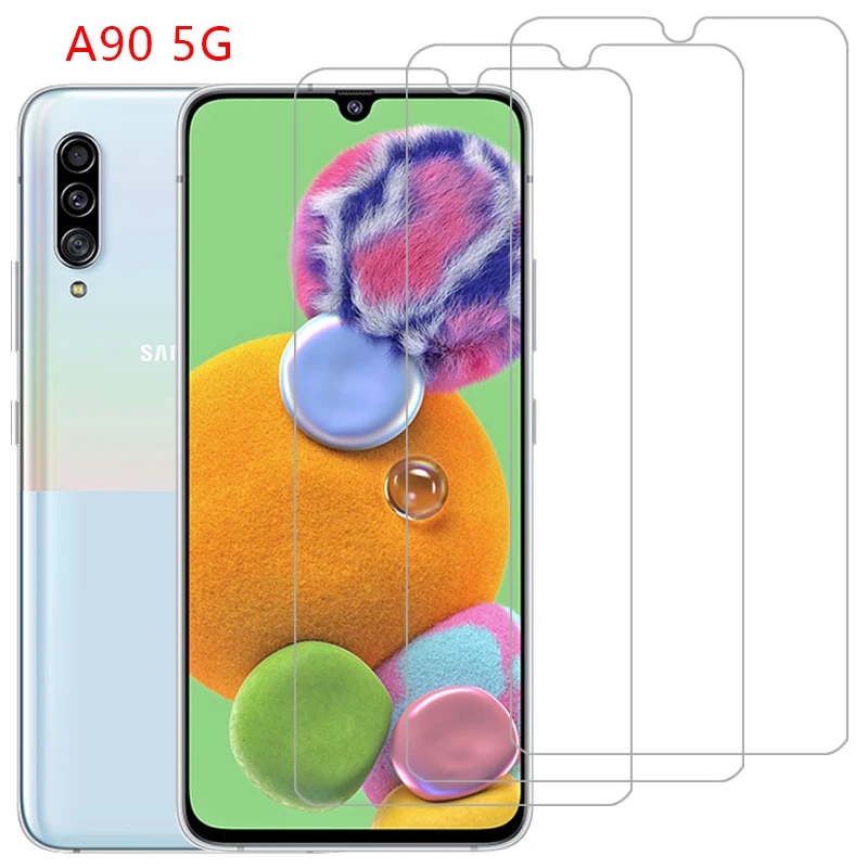 Чехол для телефона из закаленного стекла samsung galaxy a90 5g задняя крышка samsunga90 galaxya90 a 90